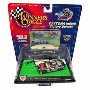 Winners Circle Dale Earnhardt 1998 Daytona 500 40th Anniversary Car Card NASCAR